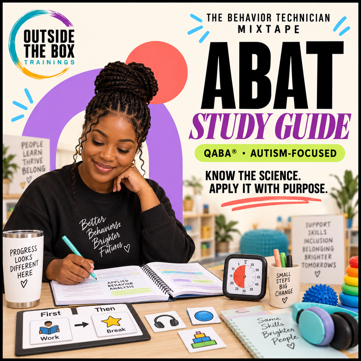 The Behavior Technician Mixtape · ABAT Study Guide (QABA® · Autism-Focused)
