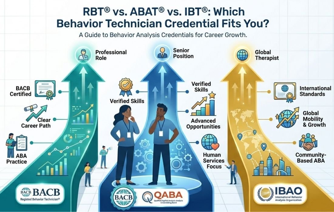 RBT® vs. ABAT® vs. IBT® Which Behavior Technician Credential Fits You